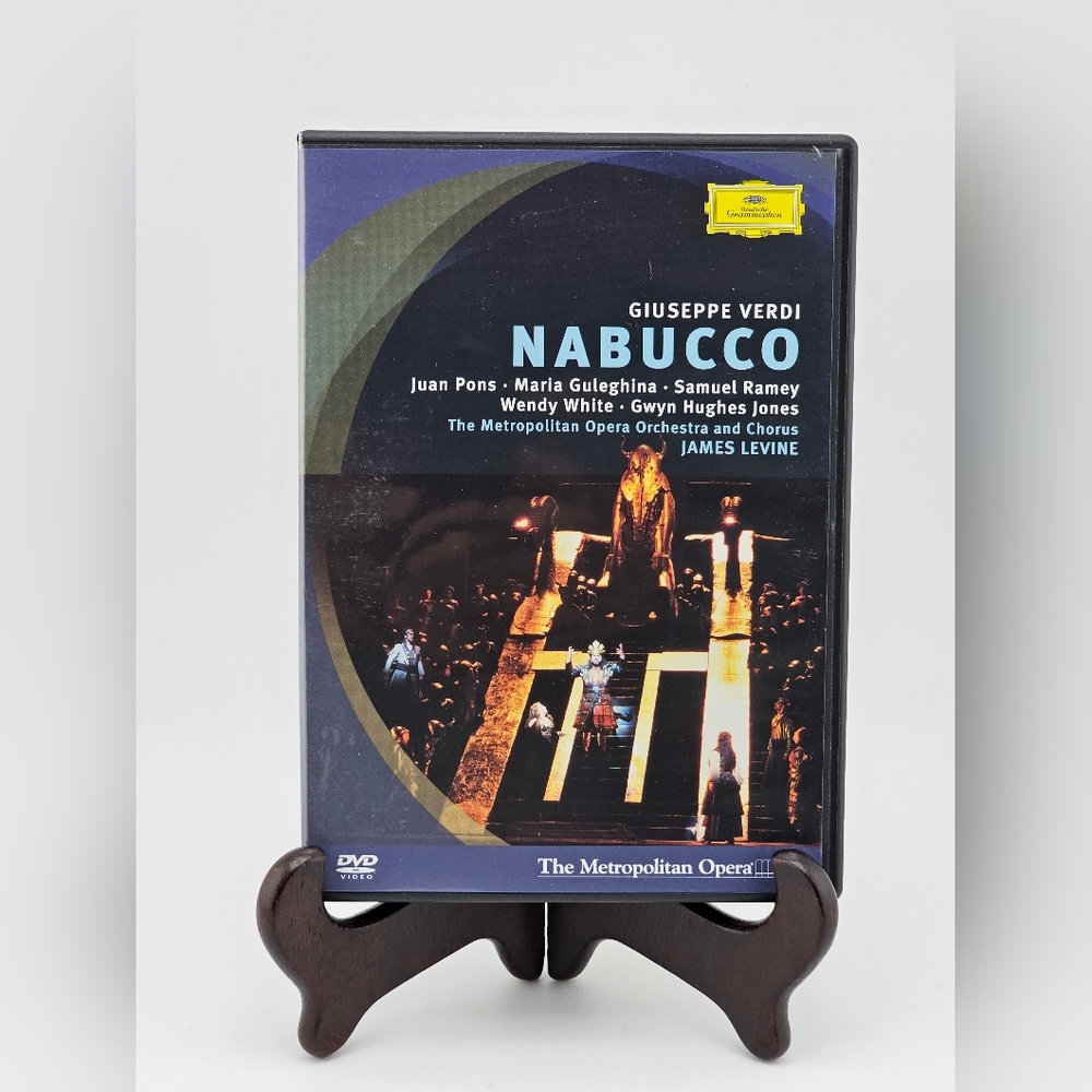 Giuseppe Verdi Nabucco DVD 2005 The Metropolitan Opera Juan Pons, James Levine
